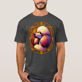 Art Deco Standard Pudel Coola Pudel Art T Shirt