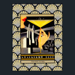 Art Deco Starlight Tak Poster<br><div class="desc">Om du väljer att ladda ned poster Walgreen-butiken din hämtning i olika storlekar och i olika struktur på mycket bra pris. Ibland med rabatt. Ett tips från min amerikanska vän. Se onlinen "Digital Printing" (Digital Printing) i Storbritannien. Det här är min senaste skapelse. Jag har rensat bilden av stjärnljuset tak...</div>