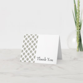 Art Deco Stars - tackkort Kort