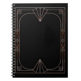 Art Deco Stationary Anteckningsbok