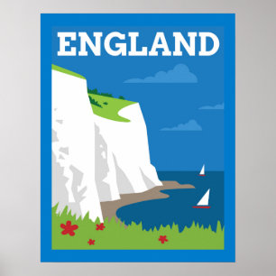 Art Deco Stil England Poster