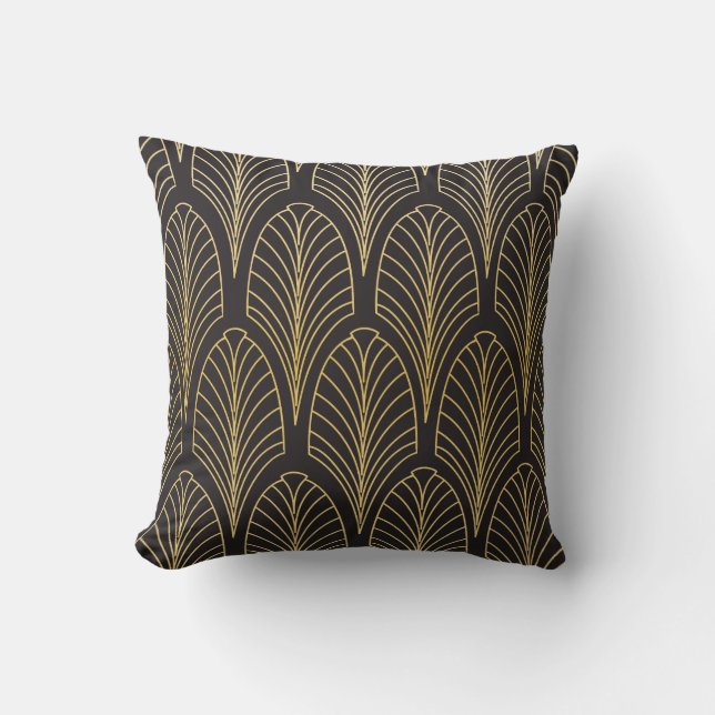 Art Deco Stil Pillow Kudde (Framsida)