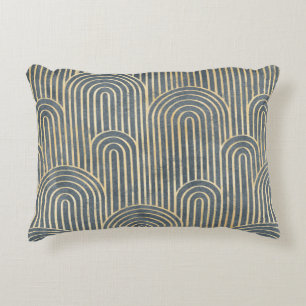 Art Deco stil utformar lyxgeometrisk sömlös pa Prydnadskudde