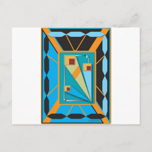Art Deco stil Vykort