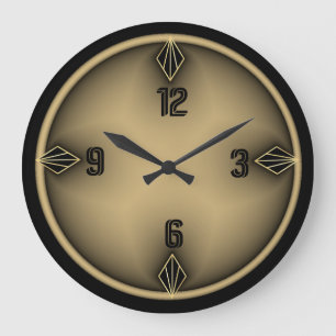 Art Deco Stor Klocka