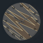 Art Deco Stor Klocka<br><div class="desc">Art Deco-väggklocka med romerska siffror</div>