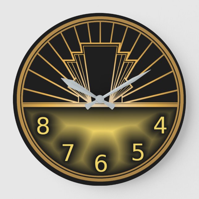 Art Deco Stor Klocka (Framsida)