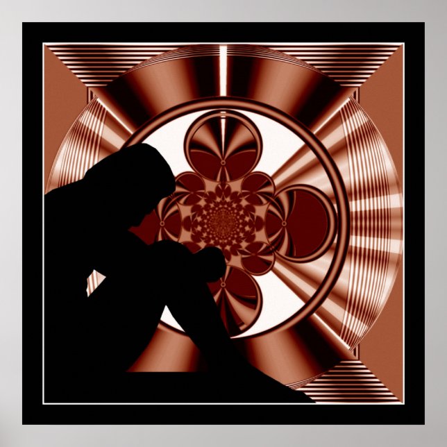 ART DECO STRUKTUR #05 POSTER (Framsidan)