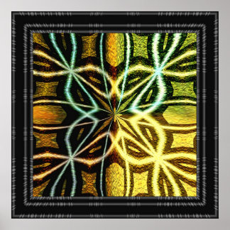 ART DECO STRUKTUR #07 POSTER