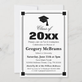 Art Deco-Studentfest Inbjudningar