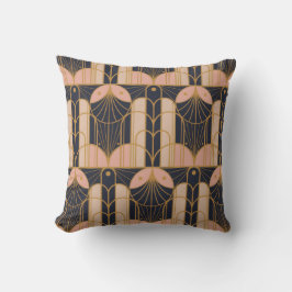 Art Deco style Throw Pillow Kudde