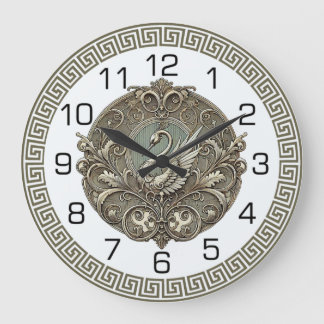 Art Deco Svan Stor Klocka