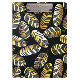 Art déco svärtar det guld- fjäderlövmönster