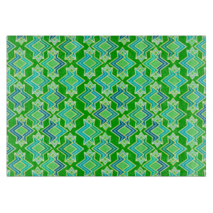 Art Deco Tapet Mönster, Jade Grönt