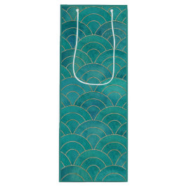 Art Deco Teal & Guld