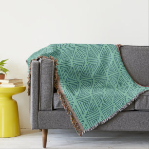 Art Deco Teal Mazes Filt