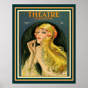 Art Deco-teatermagasin Poster 16 x 20