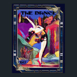 Art Deco "The Dance 1927" Cover Poster<br><div class="desc">Om du väljer att ladda ned poster Walgreen-butiken din hämtning i olika storlekar och i olika struktur på mycket bra pris. Ibland med rabatt. Ett tips från min amerikanska vän. Se onlinen "Digital Printing" (Digital Printing) i Storbritannien. Denna Poster är vintagen 1927 Cover of the Dance Magazine. Jag har gjort...</div>