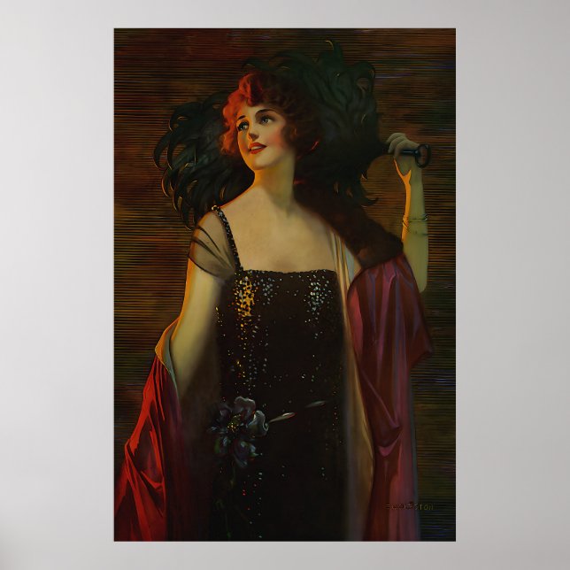 Art Deco the Opera Queen Poster (Framsidan)