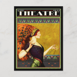 Art Deco Theater Magazine 1922 Vykort