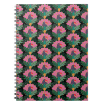 Art Deco Tropical Toucans och ananas