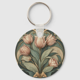 Art Deco Tulpaner Nyckelring