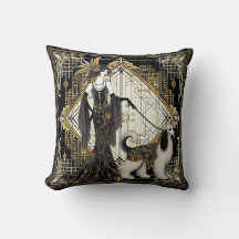 Art Deco Twenties Elegant Dam & Hund