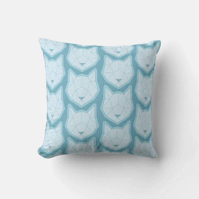 Art Deco tyst katt Kudde (Framsida)