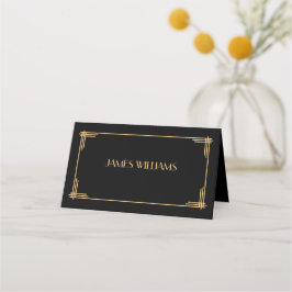 Art Deco Underbara Gatsby PlaceCard-kort, vikt Placeringskort