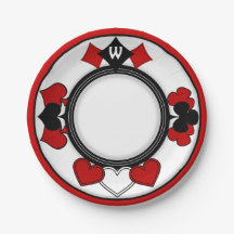 Art Deco-uppspelningskort Kostym - Monogrammad