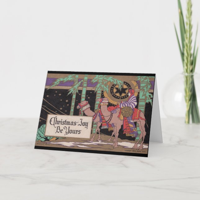 Art Deco-utskrifter julkort Helgkort (Framsida)