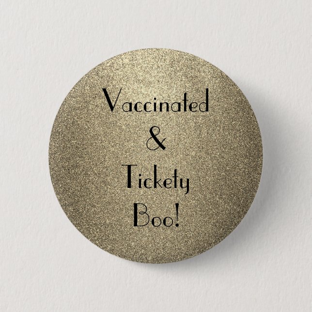 Art Deco-vaccinerad och Tickety Boo Knapp (Framsida)