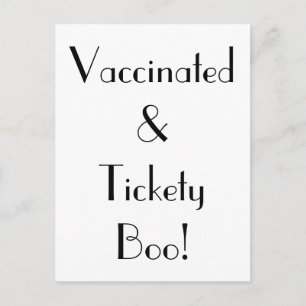 Art Deco-vaccinerat och Tickety Boo-vykort Vykort