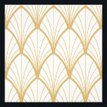 Art deco, vacker,fläkt mönster, guld, vit,vintag fototryck<br><div class="desc">Art deco,  vacker, fläkt mönster,  guld,  vit, vintage, 1920 era,  elegant, chic, vintage</div>