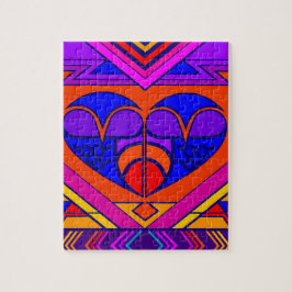 Art Deco Valentine Heart Pussel