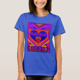 Art Deco Valentine Heart Tee