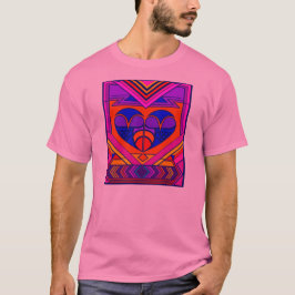 Art Deco Valentine Heart Tee