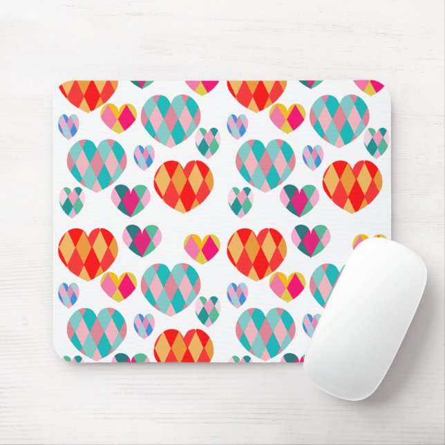 Art Deco Valentines Musmatta (Med mus)