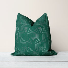 Art Deco-valv | Elegant modern vintage fjäll Kudde