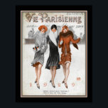 Art Deco Vie Parisenne 1929 - nyårsjubileum Poster<br><div class="desc">Snygg,  Fransk Art Deco Cover för Vie Parisienne's December 1928 New Year's Cover for 1929. 11x14 visas här - finns även i storlekarna 8x10,  16x20,  standard- eller - anpassningsbar.</div>