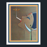 Art Deco Vintage annons Poster 16 x 20<br><div class="desc">Underbar tittar,  Art Deco,  vintage annons för Goldflake-cigaretter. Poster åtgärderna 16 x 20.</div>