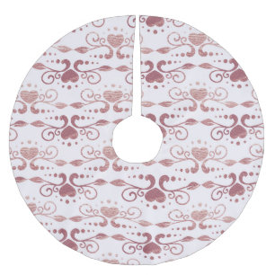 Art deco, vintage elegant tapet. julgransmatta borstad polyester