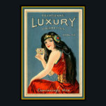 Art Deco Vintage Luxury Cigarette Ad 13 x 19 Poster<br><div class="desc">Fin vintage reklam för lyxcigaretter.</div>