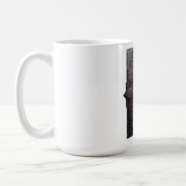 Art Deco VIP Pass T-Shirt, Premium Nyår Kaffemugg (Vänster)