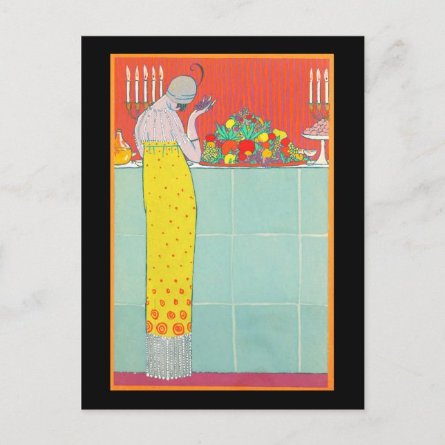 Art Deco-vykort 8 Vykort (Framsida)