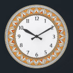 Art Deco Wall Stor Klocka<br><div class="desc">Great clock design. You will love it like others. Be free to use this design for other product you like or to customize and add your text. Follow me for more. Thank you. Have a nice day.</div>