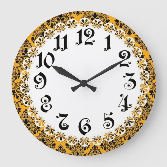 Art Deco Wall Stor Klocka (Framsida)