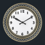 Art Deco Wall Stor Klocka<br><div class="desc">Great clock design. You will love it like others. Be free to use this design for other product you like or to customize and add your text. Follow me for more. Thank you. Have a nice day.</div>