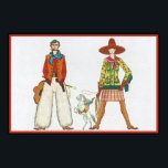 Art Deco Western par Poster<br><div class="desc">Anpassade Art Deco Original,  Poster med ändrad konst</div>