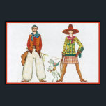 Art Deco Western par Poster<br><div class="desc">Anpassade Art Deco Original,  Poster med ändrad konst</div>